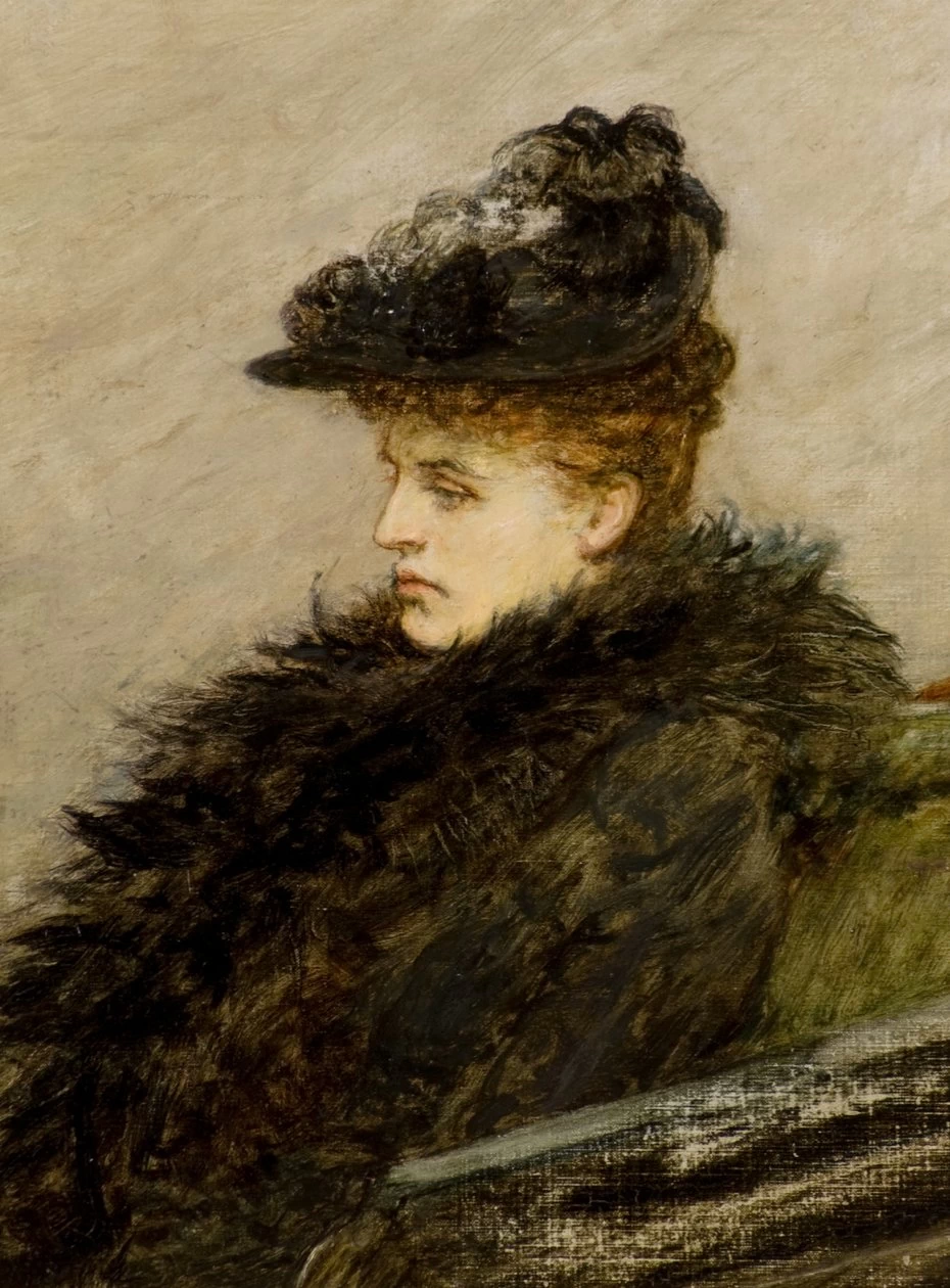 Il boa di piume, 1892 - The McManus, Dundee